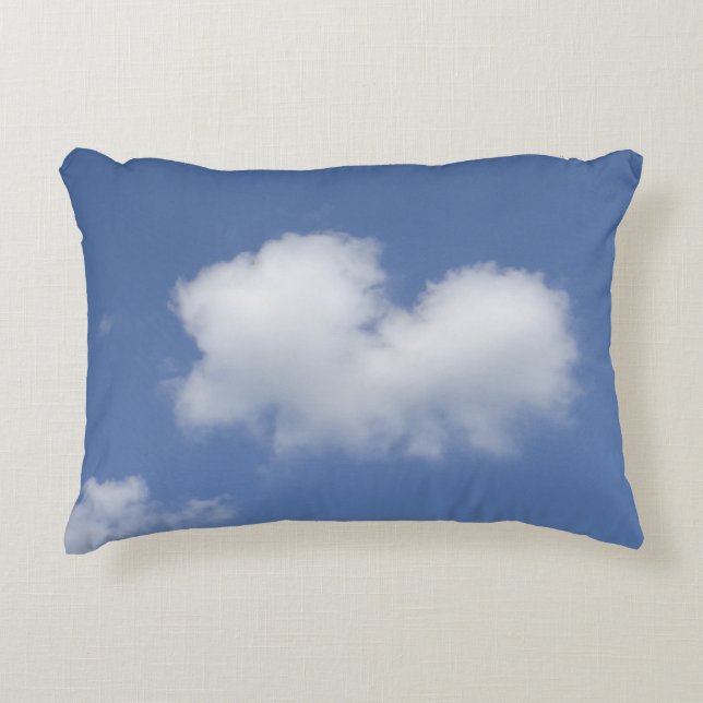 Cloud Heart Throw Kissen (Vorderseite)