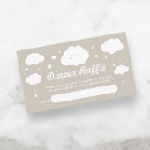 Cloud Heaven Sent Baby Dusche Windeln Raffel Begleitkarte