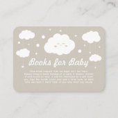 Cloud Heaven Sent Baby Showbuchanfrage Begleitkarte (Vorderseite)