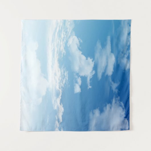 Cloud-Hintergrund/Band Wandteppich (Vorderseite (Horizontal))