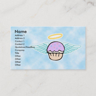 Cloud Hintergrund, cupcake Engel kein Text, Name, Visitenkarte