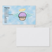 Cloud Hintergrund, cupcake Engel kein Text, Name,  Visitenkarte (Vorne/Hinten)