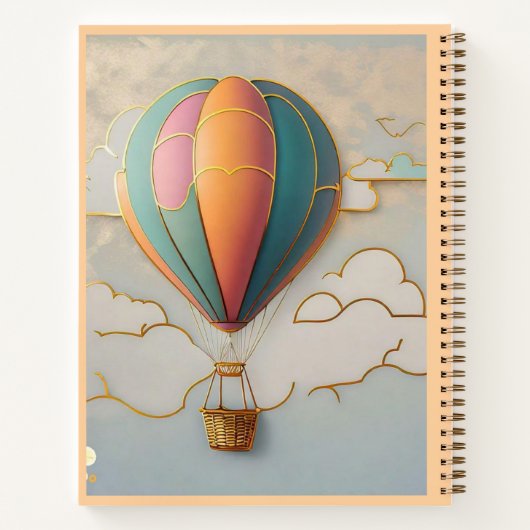 "Cloud Hopping" Notizblock (Rückseite)