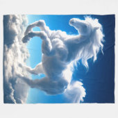 Cloud Horse Fleecedecke (Vorderseite (Horizontal))