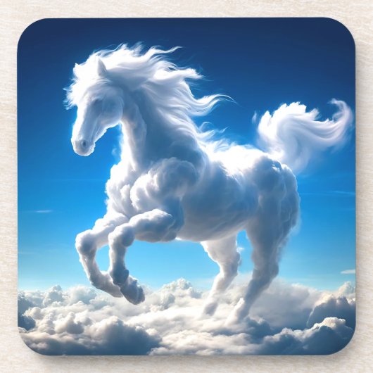 Cloud Horse Getränkeuntersetzer (Vorderseite)