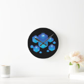 Cloud Hosting Runde Wanduhr (Zuhause)