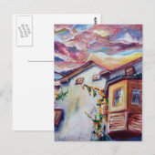 Cloud House Postkarte (Vorne/Hinten)