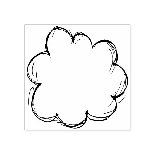 Cloud Journal Gummistempel (Prägung)