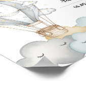 Cloud Journey" Art Print - Baby Nursery Decor Poster (Ecke)