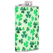 Cloud Kleeblatt Irish Green Spring St Patricks Day Flachmann (Rechts)