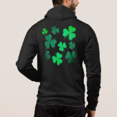 Cloud Kleeblatt Irish Green Spring St Patricks Day Hoodie (Rückseite)