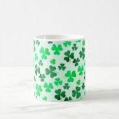 Cloud Kleeblatt Irish Green Spring St Patricks Day Kaffeetasse (Mittel)