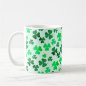 Cloud Kleeblatt Irish Green Spring St Patricks Day Kaffeetasse (Links)