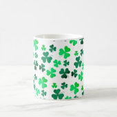 Cloud Kleeblatt Irish Green Spring St Patricks Day Kaffeetasse (Mittel)
