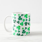 Cloud Kleeblatt Irish Green Spring St Patricks Day Kaffeetasse (Links)