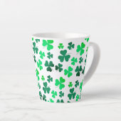 Cloud Kleeblatt Irish Green Spring St Patricks Day Milchtasse (Rechte Ecke)