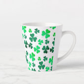 Cloud Kleeblatt Irish Green Spring St Patricks Day Milchtasse (Rechts)