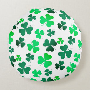 Cloud Kleeblatt Irish Green Spring St Patricks Day Rundes Kissen