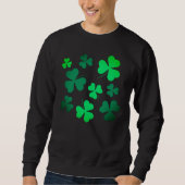 Cloud Kleeblatt Irish Green Spring St Patricks Day Sweatshirt (Vorderseite)