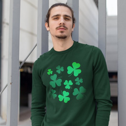 Cloud Kleeblatt Irish Green Spring St Patricks Day Sweatshirt
