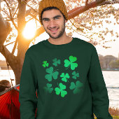 Cloud Kleeblatt Irish Green Spring St Patricks Day Sweatshirt