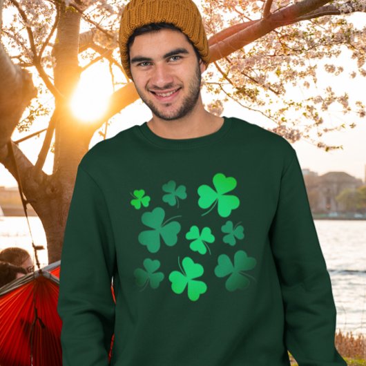 Cloud Kleeblatt Irish Green Spring St Patricks Day Sweatshirt