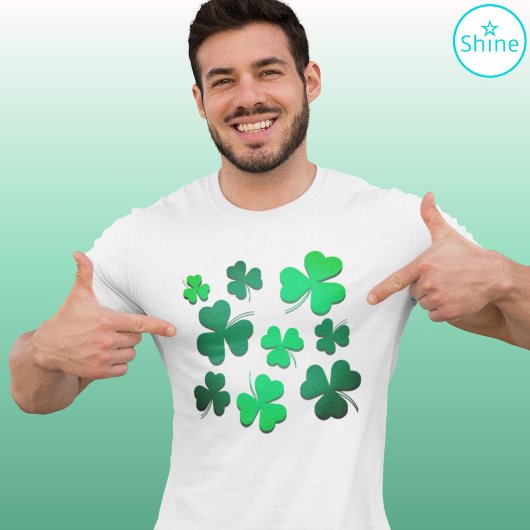 Cloud Kleeblatt Irish Green Spring St Patricks Day T-Shirt
