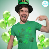 Cloud Kleeblatt Irish Green Spring St Patricks Day T-Shirt