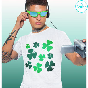 Cloud Kleeblatt Irish Green Spring St Patricks Day T-Shirt