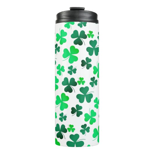 Cloud Kleeblatt Irish Green Spring St Patricks Day Thermosbecher (Vorderseite)