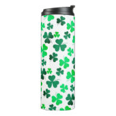 Cloud Kleeblatt Irish Green Spring St Patricks Day Thermosbecher (Nach links gedreht)