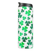 Cloud Kleeblatt Irish Green Spring St Patricks Day Thermosbecher (Nach rechts gedreht)