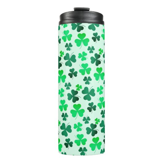 Cloud Kleeblatt Irish Green Spring St Patricks Day Thermosbecher (Vorderseite)