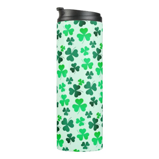 Cloud Kleeblatt Irish Green Spring St Patricks Day Thermosbecher (Nach rechts gedreht)