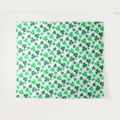 Cloud Kleeblatt Irish Green Spring St Patricks Day Wandteppich (Vorderseite (Horizontal))
