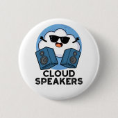 Cloud Lautsprecher Funny Weather Pub Button (Vorderseite)