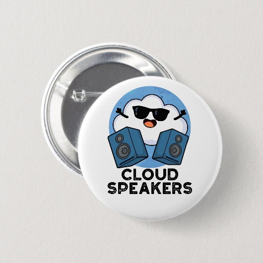 Cloud Lautsprecher Funny Weather Pub Button (Vorne & Hinten)