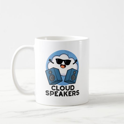 Cloud Lautsprecher Funny Weather Pub Kaffeetasse (Links)