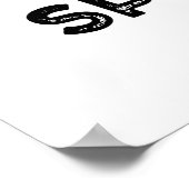 Cloud Lautsprecher Funny Weather Pub Poster (Ecke)