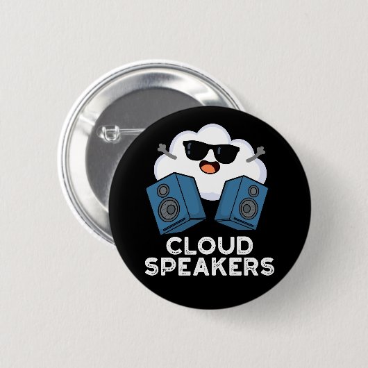 Cloud Lautsprecher Funny Weather Puff Dark BG Button (Vorne & Hinten)