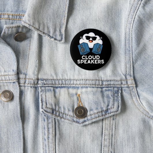 Cloud Lautsprecher Funny Weather Puff Dark BG Button (Beispiel)