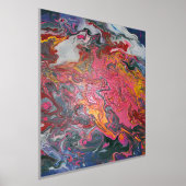 Cloud Lava Swirl Paint Foliendrucke (Ablage )