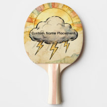 Cloud Lightning Bolt, Sun Rays, Pastel Color,  Sky