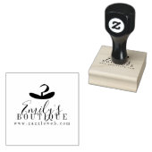 Cloud-Logo für die Online-Boutique Gummistempel (Stempel)