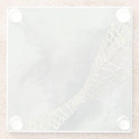 Cloud Matrix Glasuntersetzer (Rückseite)