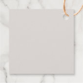 Cloud Minimalistisch Baby Dusche Geschenkanhänger (Rückseite)