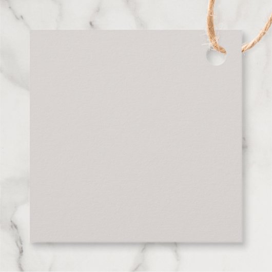 Cloud Minimalistisch Baby Dusche Geschenkanhänger (Rückseite)