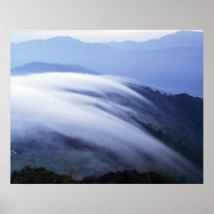 Cloud Mist Darjeeling Indien Poster