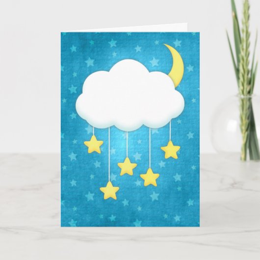 Cloud Mobile Grußkarte Karte (Vorderseite)