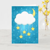 Cloud Mobile Grußkarte Karte (Gelbe Blume)
